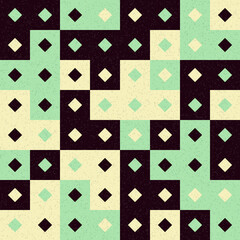 Abstract Geometric Pattern generative computational art illustration