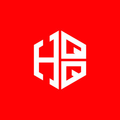 HQQ logo HQQ icon HQQ vector HQQ monogram HQQ letter HQQ minimalist HQQ triangle HQQ hexagon Circle Unique modern flat abstract logo design 