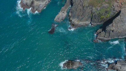 Pacific ocean near shore in Oregon