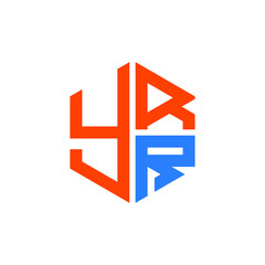 YRR logo YRR icon YRR vector YRR monogram YRR letter YRR minimalist YRR triangle YRR hexagon Circle Unique modern flat abstract logo design 