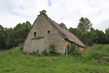 Fototapeta na wymiar jasserie des Chaumettes, Haut Forez, Auvergne