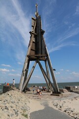 Kugelbake in Cuxhaven, Germany