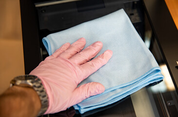 Cleaning of the film and a special scanner frame for scanning and digitizing old 35mm photographic films into electronic form.