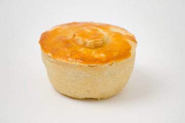 Empadinha isolated on white background.