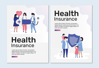 Poster Layouts for Health Insurance