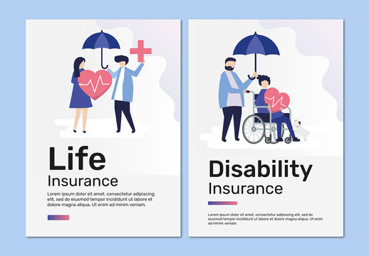 Poster Layouts for Life and Disability Insurance