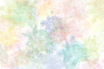 カラフルな水彩画の背景