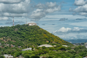 View from the mountain of the La Popa (Church of the same name)