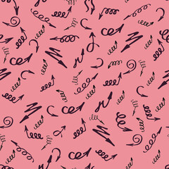 Seamless background with arrows.