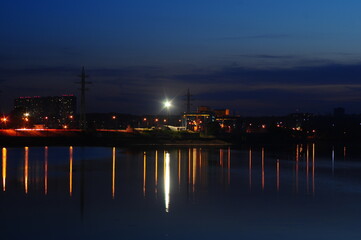 night view of the city