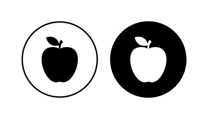 Apple icon set. Apple vector icon. apple symbols for your web design.