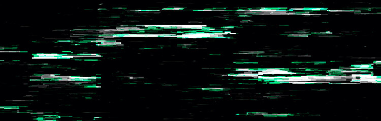 Glitch effect background. Abstract noise effect. Video Damage Error. Digital signal damage visualization. Technical problem of television. 3D rendering.