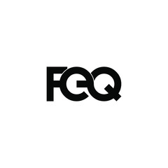 feq letter original monogram logo design