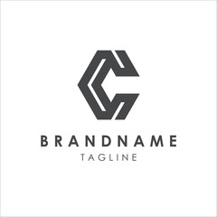 C Letter Logo Monogram Design. Creative C Letter Icon with Vector .