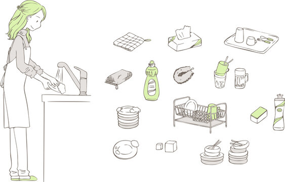 皿洗い の画像 1 946 件の Stock 写真 ベクターおよびビデオ Adobe Stock