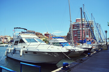 Fototapeta premium Port of Little Venice in Valencia Spain 
