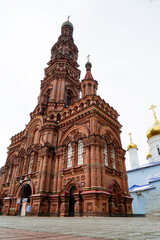 Fototapeta na wymiar bauman street, Kazan bell tower