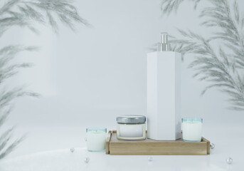 Cosmetic jars and pump bottles