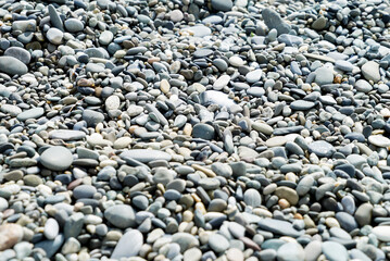 texture of small round stones
