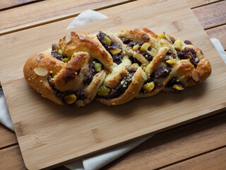 통밀 팥 빵, 음식, 베이커리 