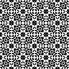
Seamless vector pattern in geometric ornamental style. 