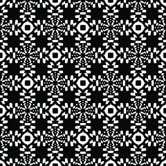 
Seamless vector pattern in geometric ornamental style. 