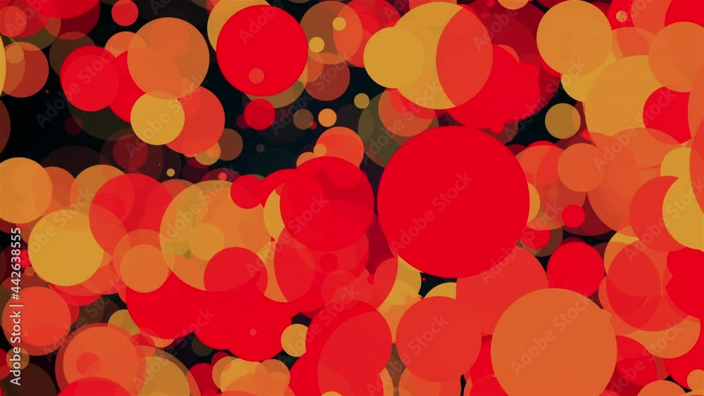 Poster abstract multicolored backdrop with many of big transparent circles. computer generated 3d render