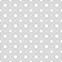 Vector pattern with symmetrical elements . Modern stylish abstract texture. Repeating geometric tiles from 

striped elements.Black and white pattern.