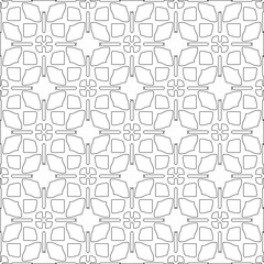 Vector geometric pattern. Repeating elements stylish background abstract ornament for wallpapers and 

backgrounds. Black and white colors 
