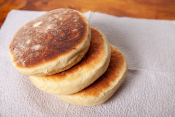Clotted cream biscuits. Sweet gorditas. Traditional mexican recipe