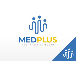 Pulse Logo. Doctor and Healthcare Logo Design Vector