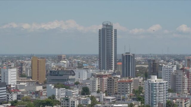 Santo Domingo, Metropolitan Cityscape View, Dominican Republic, Aerial