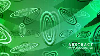 Abstract colorful oval background with gradient color - vector