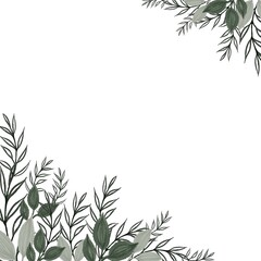simple green plant background