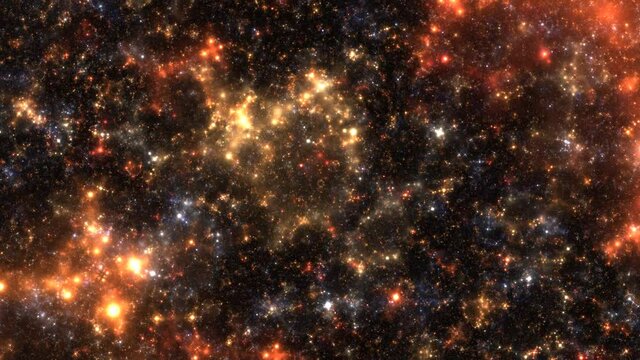 Beautiful Abstract flight in space hyperjump. Interstellar travel through space