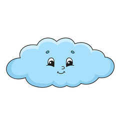 Cute character. Colorful vector illustration. Cartoon style. Isolated on white background. Design element. Template for your design, books, stickers, cards, posters, clothes.