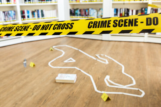 Tatort in der Bibliothek