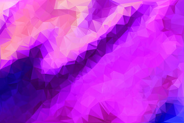 Colorful Polygonal Background.
