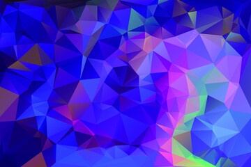 Colorful Polygonal Background.