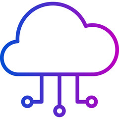 Cloud server icon