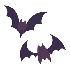 コウモリのイラスト