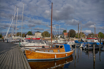 boats in the harbour