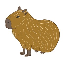 動物園のカピバラ