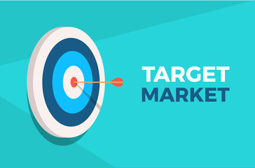 Target Market Aim Background Banner
