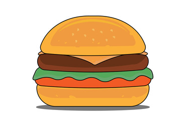 burger vector adobe illustrator