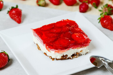 STRAWBERRY PRETZEL SALAD