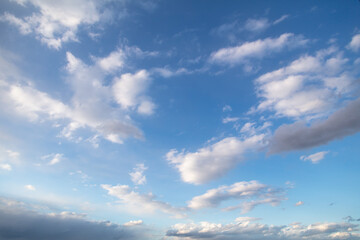Clouds in the sky at sunset