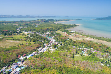 Fototapeta na wymiar Beach view on Koh Yao Noi, Phuket, Thailand