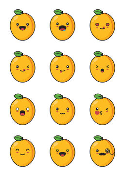 apricot cartoon emotion