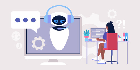 Chatbot support concept